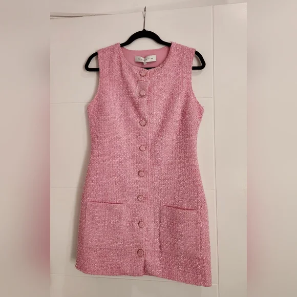 NWOT Endless Rose Tweed Mini Dress - Picture 6 of 9